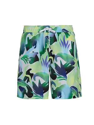 COLLECTION Jungle Foliage Swim Shorts