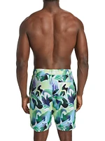 COLLECTION Jungle Foliage Swim Shorts