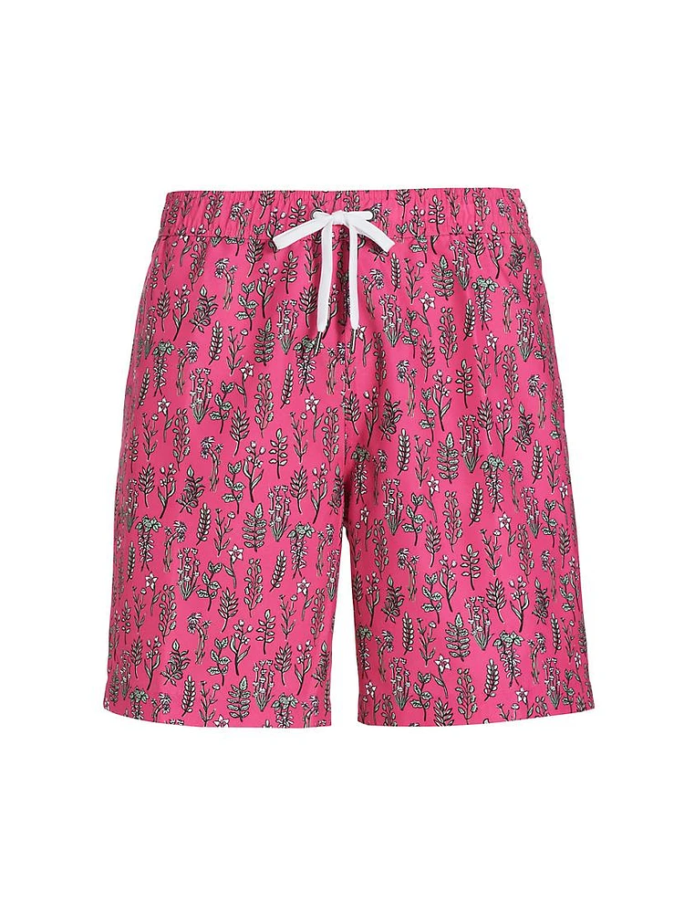 COLLECTION Plant Swim Shorts