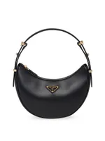 Arqué Leather Shoulder Bag