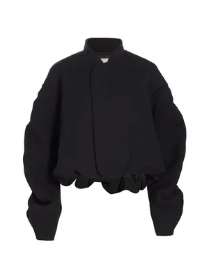 Sanguinetti Ruched Oversized Jacket