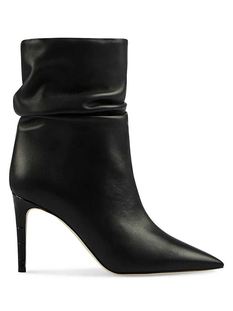 85MM Slouchy Leather Ankle Booties