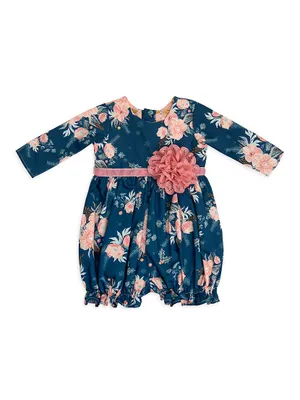 Baby Girl's Fantasy Bubble Coveralls