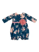 Baby Girl's Fantasy Bubble Coveralls