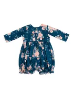 Baby Girl's Fantasy Bubble Coveralls