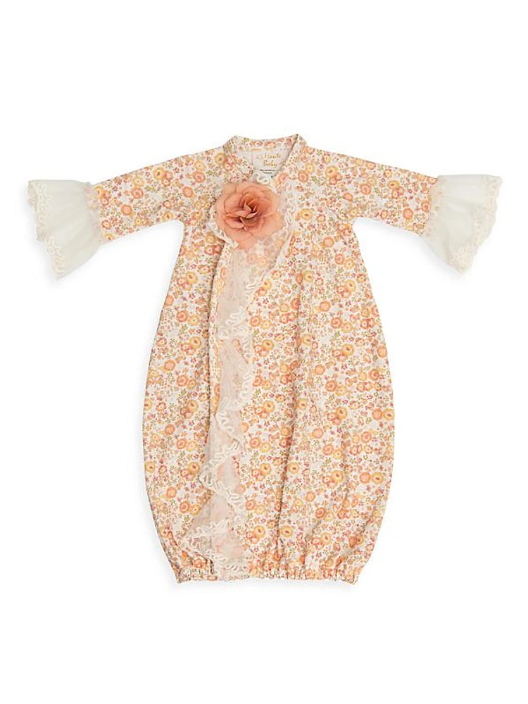 Baby Girl's Cinamon Sugar Wrap Gown