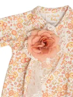 Baby Girl's Cinamon Sugar Wrap Gown