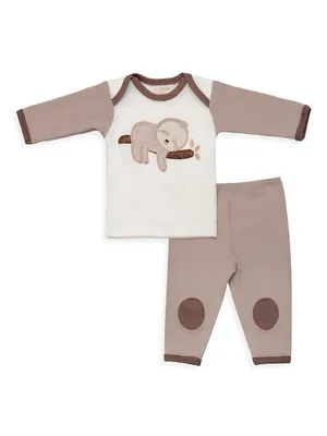 Baby's Sleepy Sloth Legging Set