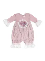 Baby Girl's Emily Bubble Coveralls