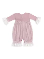 Baby Girl's Emily Bubble Coveralls