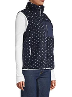 Birdseye Sherpa Fleece Zip-Front Vest