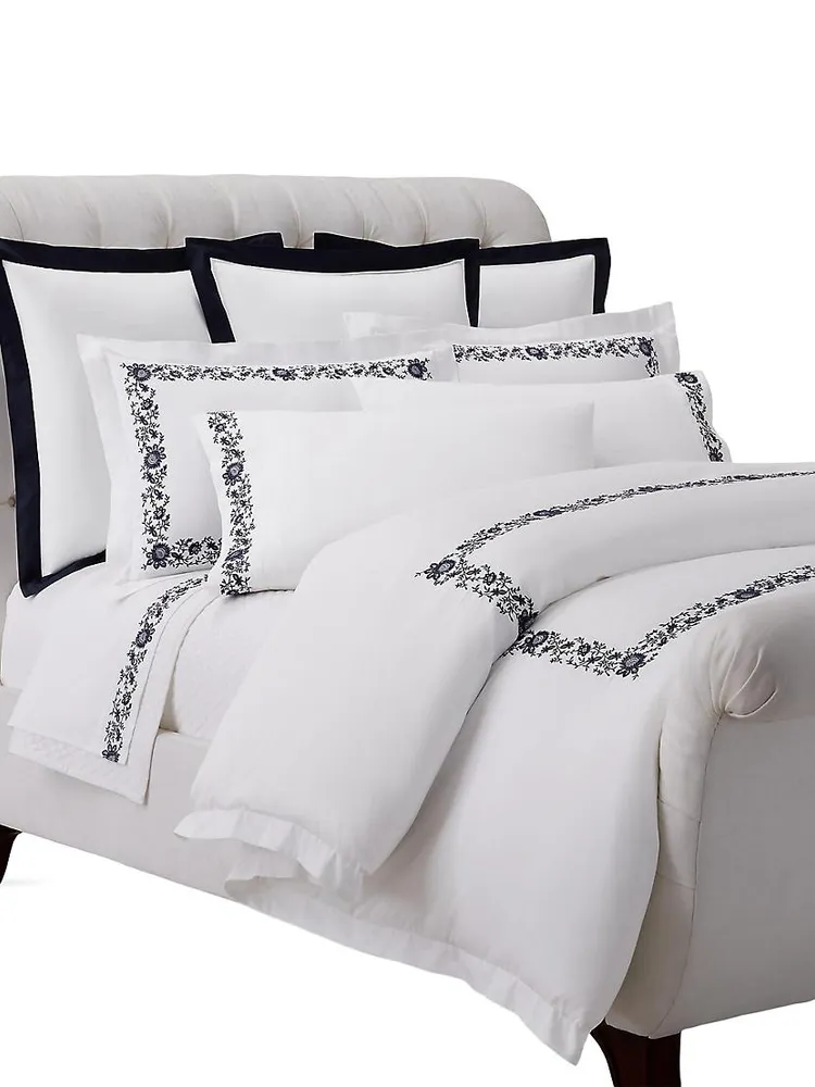 Eloise Embroidery Cotton Duvet & Sham Collection