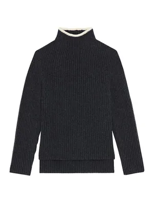 Karenia Wool & Cashmere Rib-knit Sweater