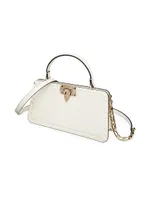Rockstud Calfskin Top Handle Handbag