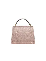 VSling Mini Top Handle Handbag With Sparkling Embroidery