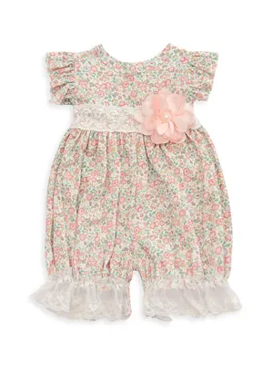 Baby Girl's Gabrielle's Garden Romper