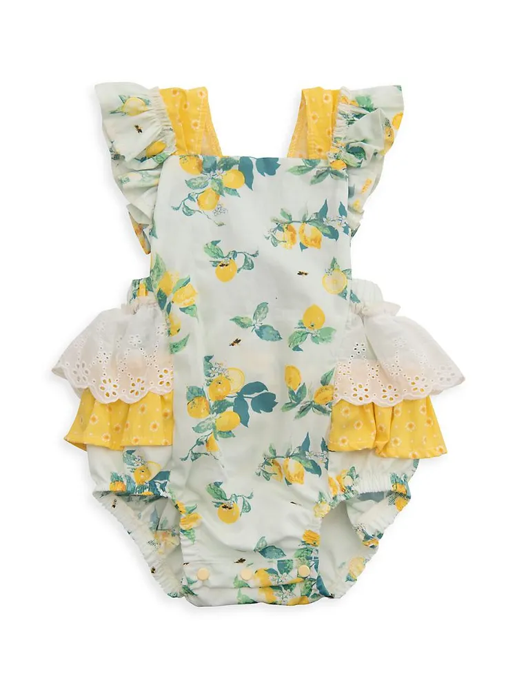 Baby Girl's Lucy's Lemonade Sunsuit