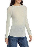 Cashmere Raglan-Sleeve Sweater