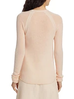 Cashmere Raglan-Sleeve Sweater