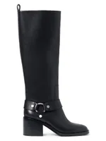 Audrey 70MM Leather Knee-High Boots