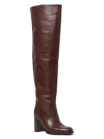 Deidre 85MM Leather Over-The-Knee Boots