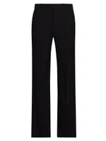 Flared Wool Trousers