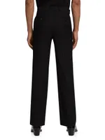 Flared Wool Trousers