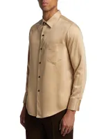 Classic Button-Front Shirt