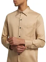 Classic Button-Front Shirt