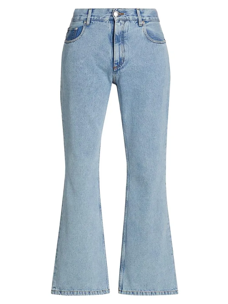 Flared Five-Pocket Jeans