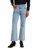 Flared Five-Pocket Jeans