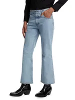 Flared Five-Pocket Jeans