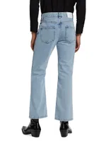 Flared Five-Pocket Jeans