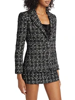 Macey Cropped Tweed Jacket