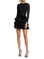 Chara Ruffled Mini Dress