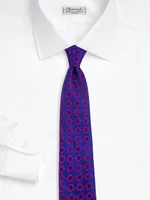 Optical Wheel Silk Tie