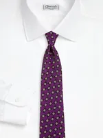 Neat Window Silk Tie