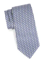 Sailboat Silk Jacquard Tie