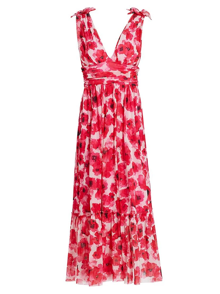 Wndrlust Katrina Floral Midi-Dress