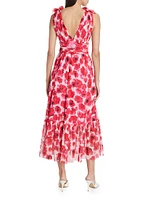 Wndrlust Katrina Floral Midi-Dress