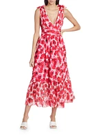 Wndrlust Katrina Floral Midi-Dress