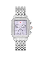 Deco Stainless Steel & 0.65 TCW Diamond Bracelet Watch/33MM x 35MM