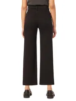 Hepburn Wide Leg High Rise Crop Jeans