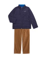 Little Boy's & Packable Puffer Jacket