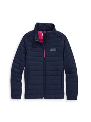 Little Girl's & Packable Puffer Jacket