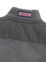 Little Boy's & Shep Quarter-Zip Sweater