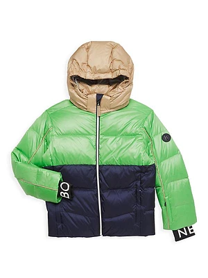 Little Boy's & Boy's Fritz Colorblock Puffer Jacket