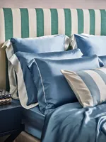 Summerhill Blue Pillowcase & Sheets Collection