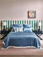 Summerhill Blue Pillowcase & Sheets Collection