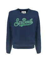 St. Barth Embriodered Crewneck Sweater